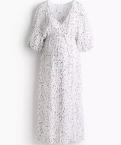 پیراهن کرپ کمربند دار برند H&M کد 1752537746