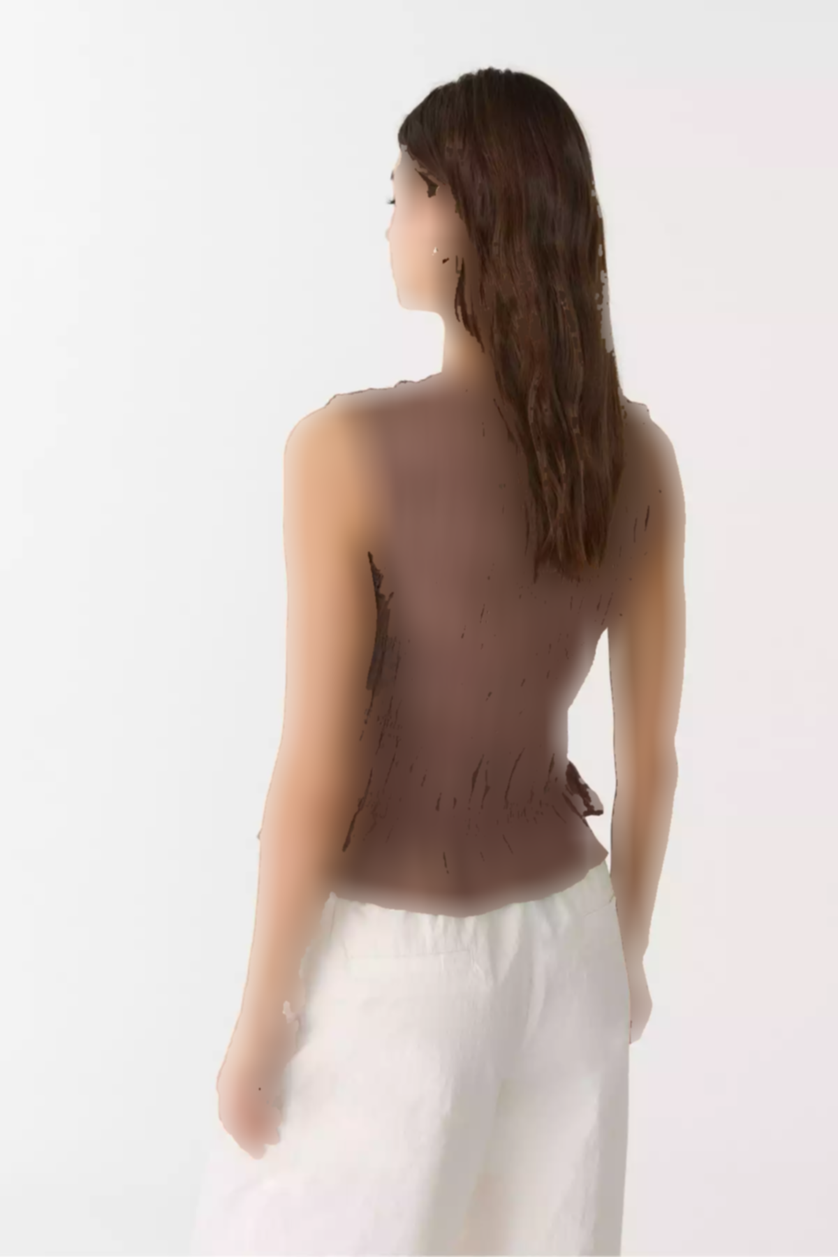 تاپ بند دار چیندار برند Stradivarius کد 1753737069