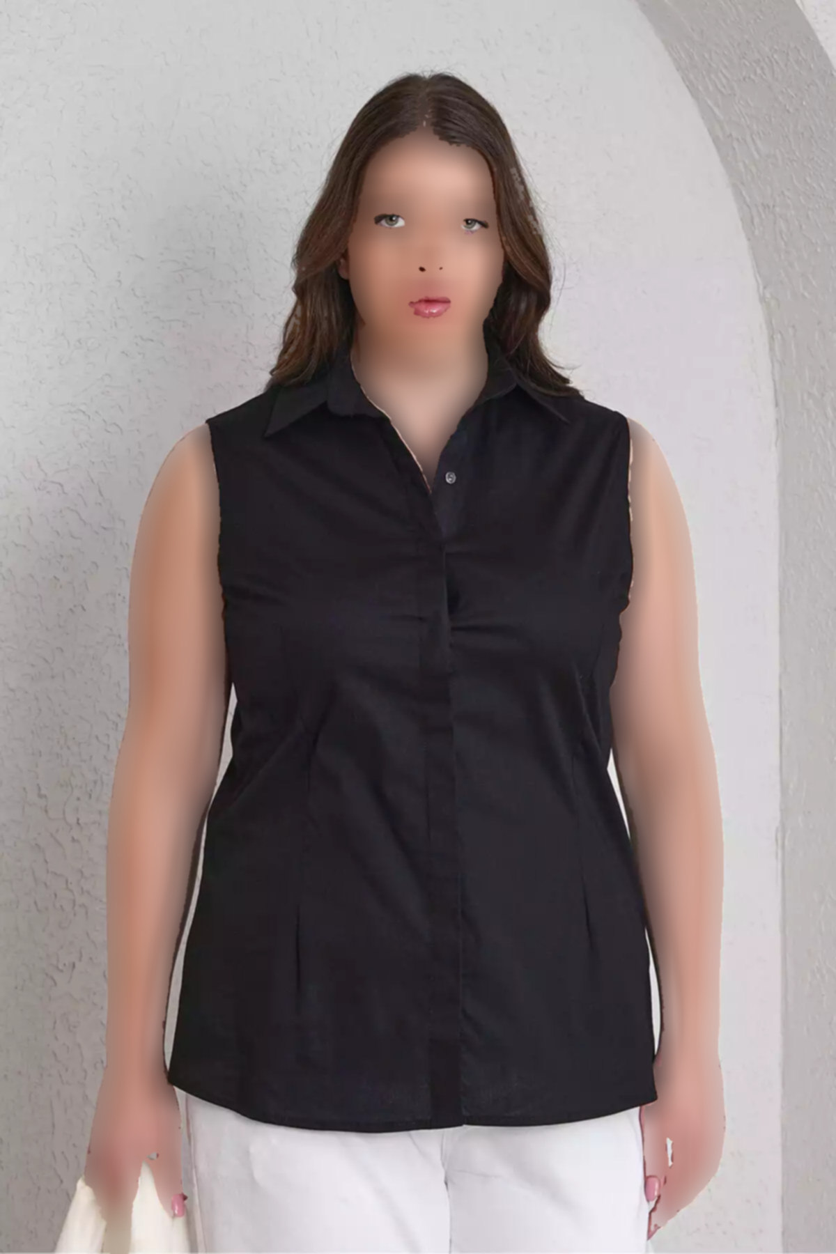 پیراهن پوپلین بدون آستین برند Büyük Moda کد 1753840272