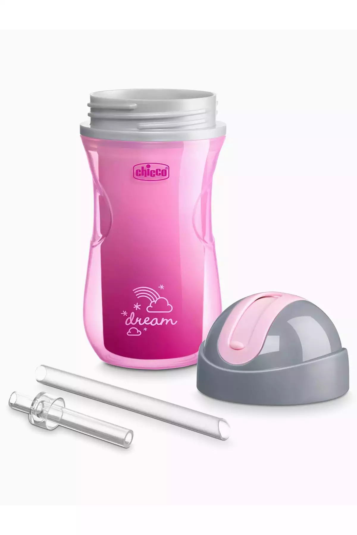 لیوان قلاب دوزی 14ماه دخترانه برند Chicco کد 1753807264