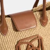کیف دوشی حصیری لوگودار شتری زنانه برند Desa کد 1753348345