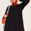 ست پایین تونیک بالا شلوار مشکی زنانه برند Bigdart کد 1753600873