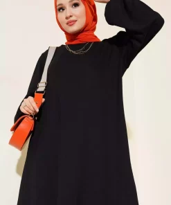 ست پایین تونیک بالا شلوار مشکی زنانه برند Bigdart کد 1753600873