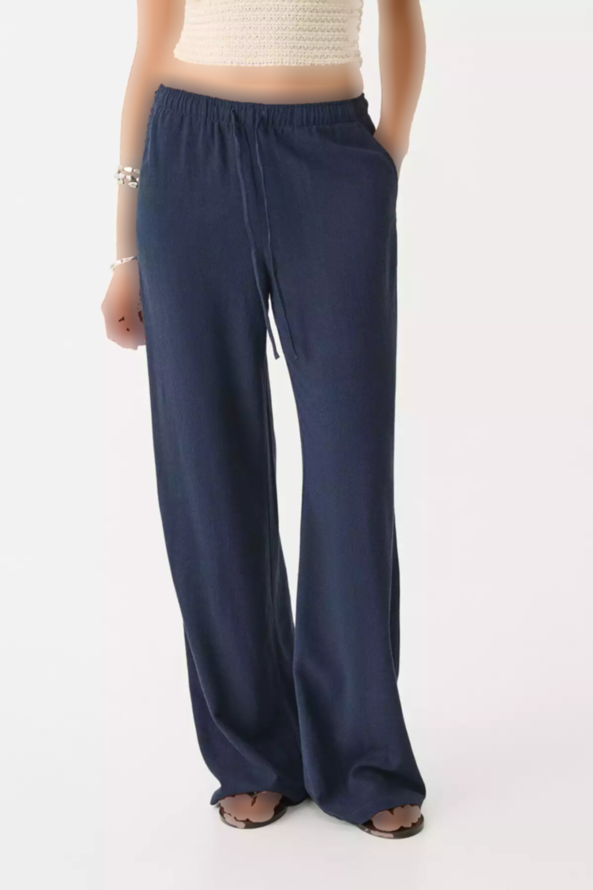 شلوار راحت ملافه برند Stradivarius کد 1753351884