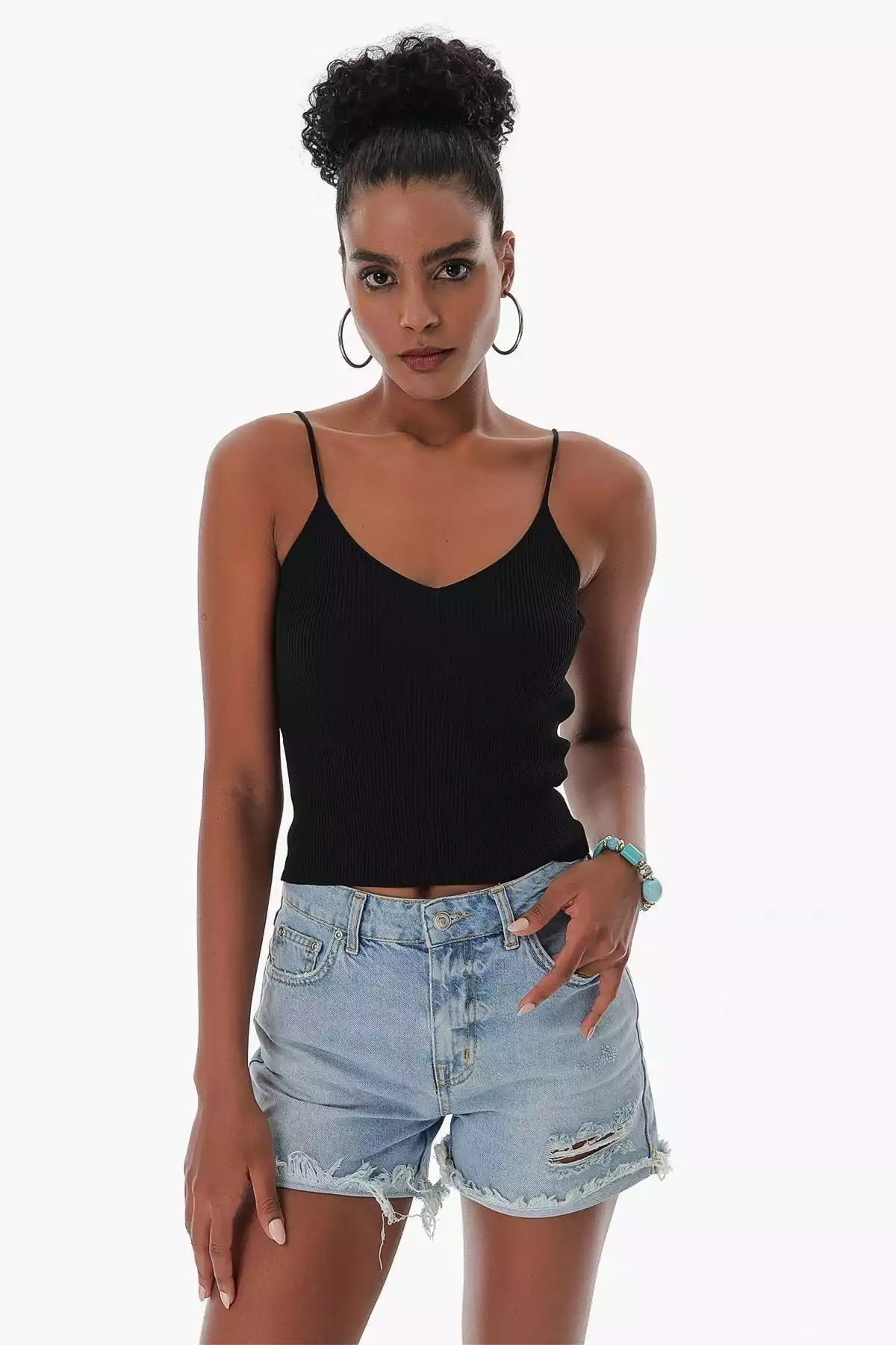 ورزشی بافتنی بنددار مشکی زنانه برند CHUBA کد 1753695671