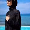 مایو اسلامی پوشیده کامل 1مشکی طرح توری برند Marina کد 1753523106