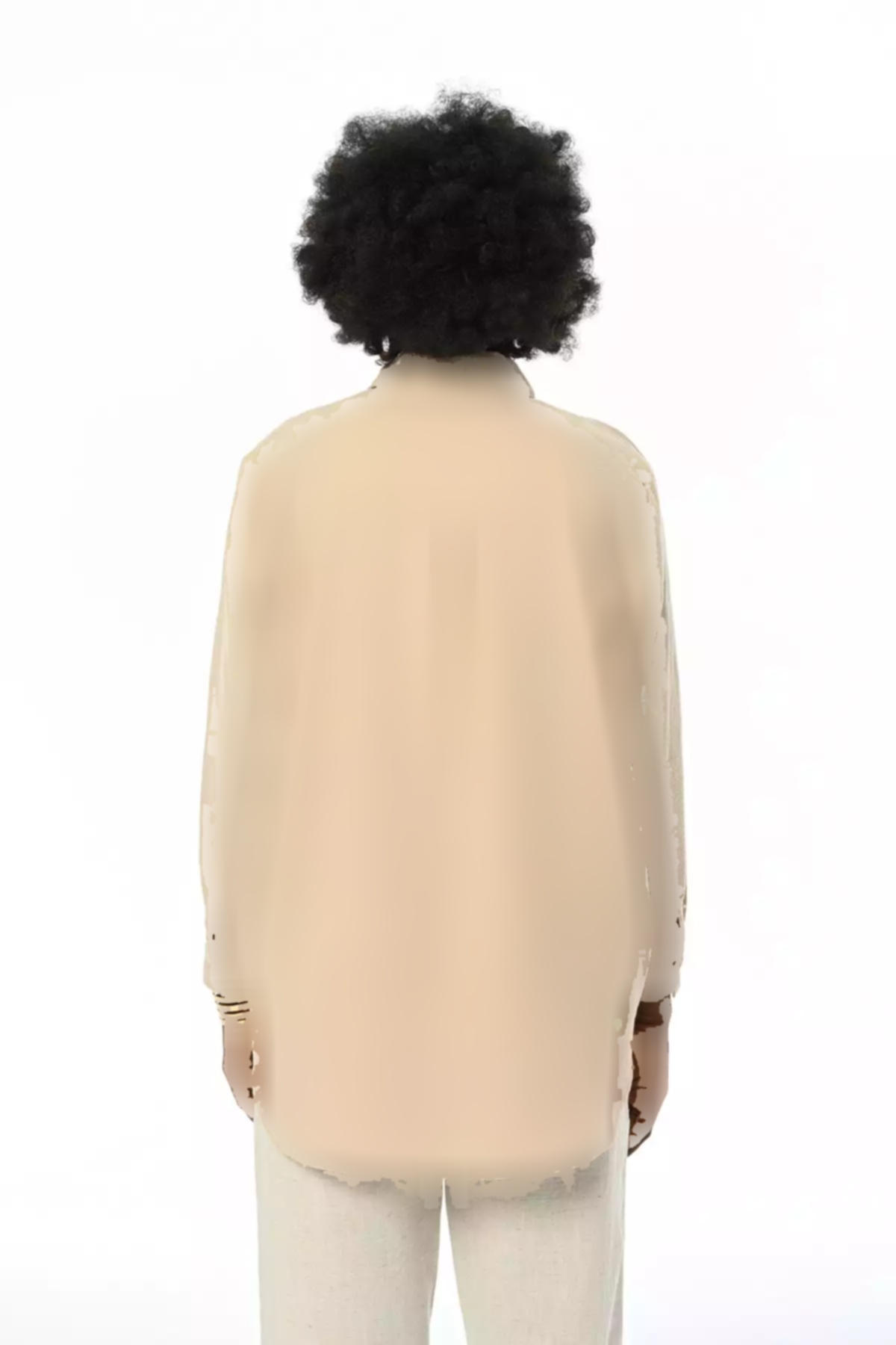 پیراهن برش گشاد کار شده گلدوزی جلو زنانه برند Orfeo Negro کد 1753425186