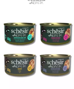 بسته 4عدد 80گرم گربه x در آب تیره برند Schesir کد 1753650724