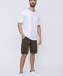 تیشرت بافتنی لخت پنبه ای یقه گرد سفید مردانه برند CHUBA کد 1753698663