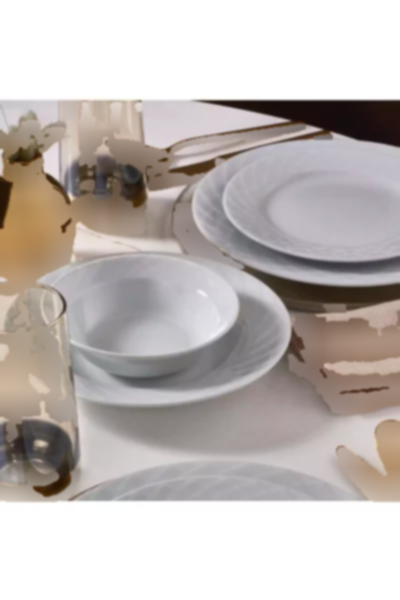 سرویس غذاخوری چینی 24تکه 6نفره برند decovien کد 1753907650