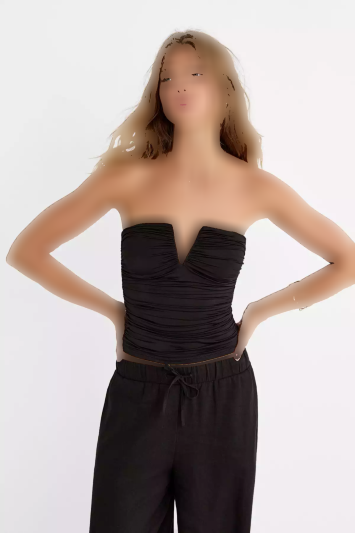 تاپ یقه هفت برند Stradivarius کد 1753357352