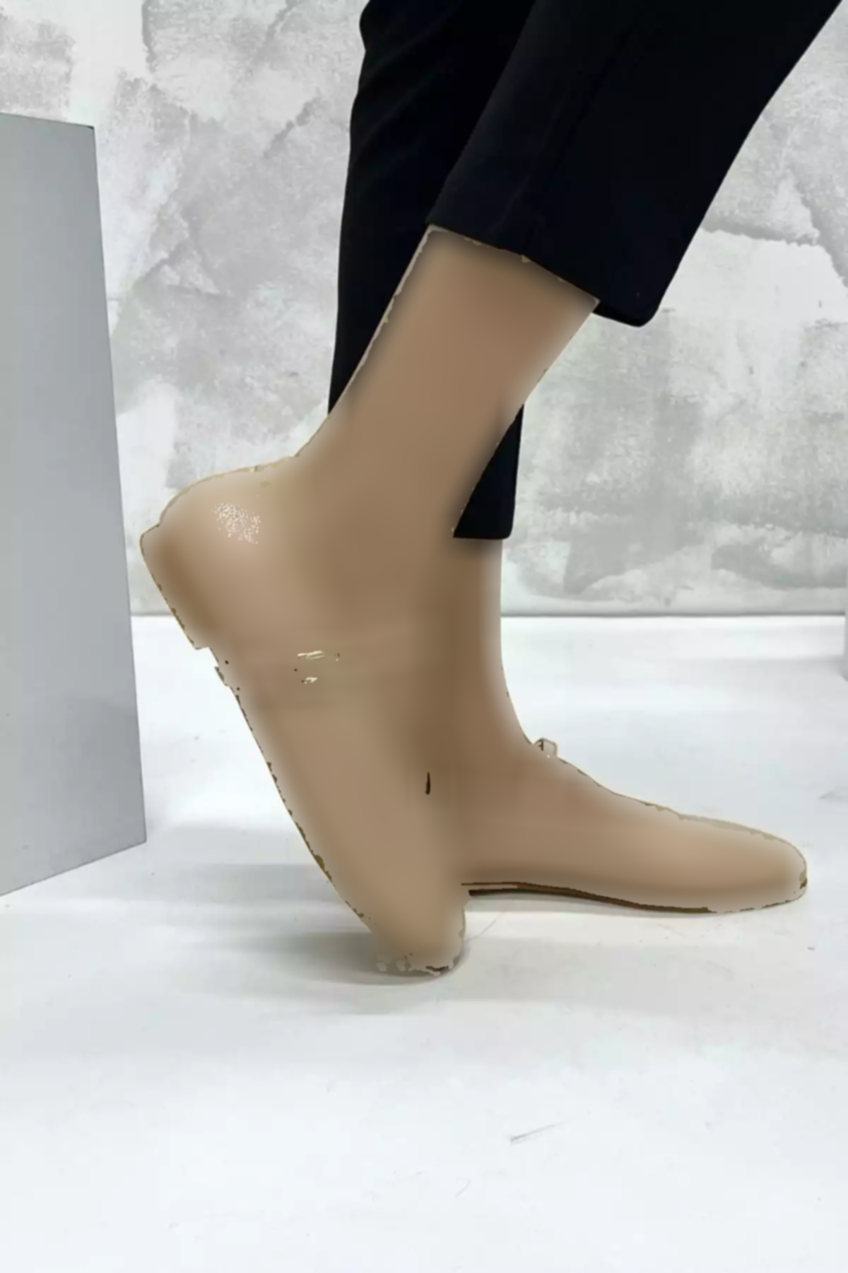 کفش عروسکی ورنی کرمی برند inizio کد 1753715530