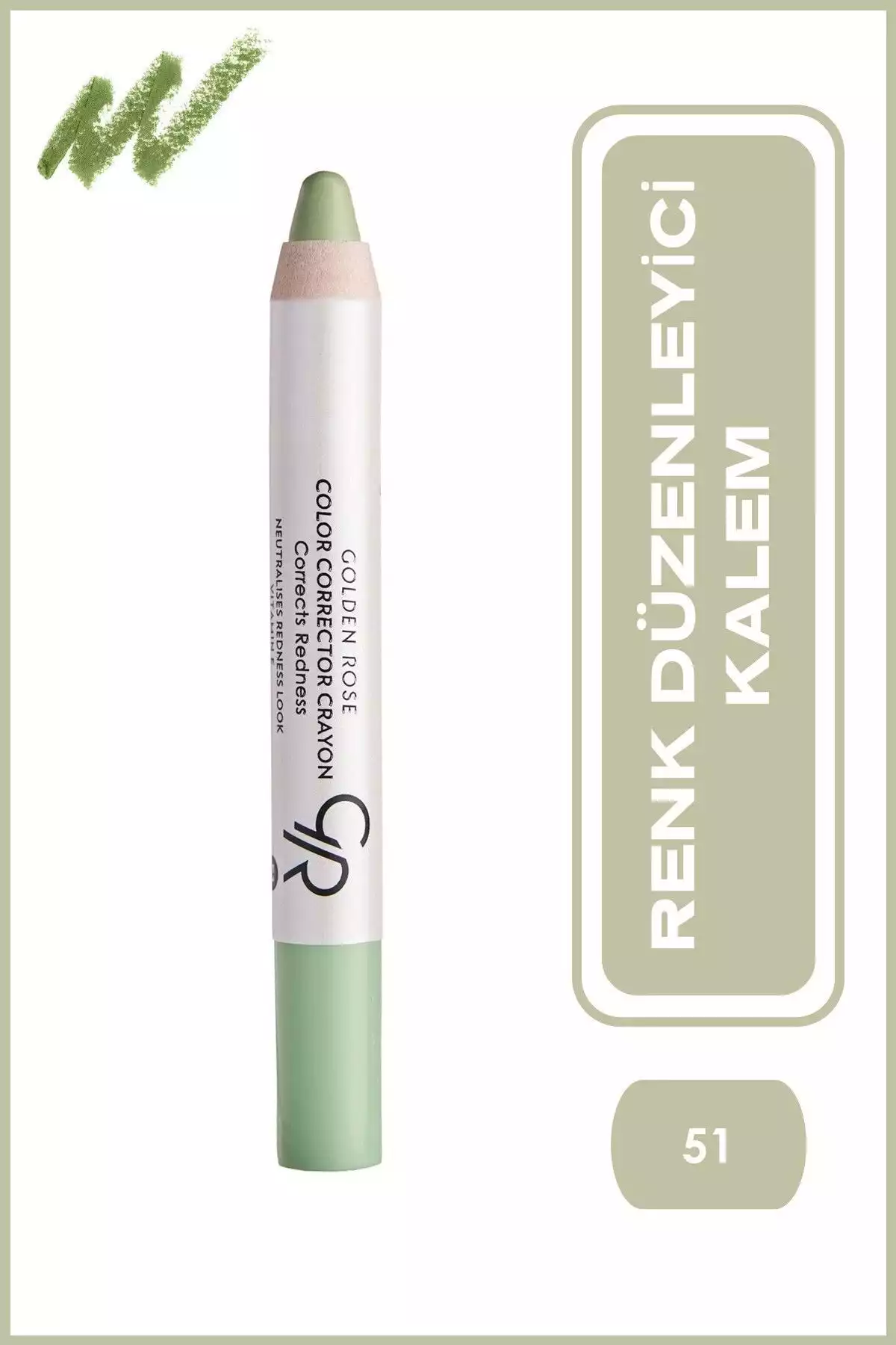 مدادی 4گرم 51سبز رنگ برند Golden Rose کد 1753780448