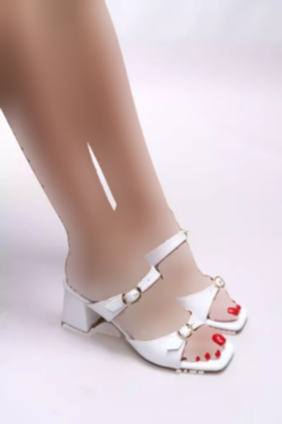 دمپایی پاشنه بلند 00120036سفید زنانه گیسزالیا برند Riccon کد 1753458673