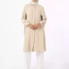 تونیک آجدار دکمه دار سنگی رفکا برند Refka کد 1753724479