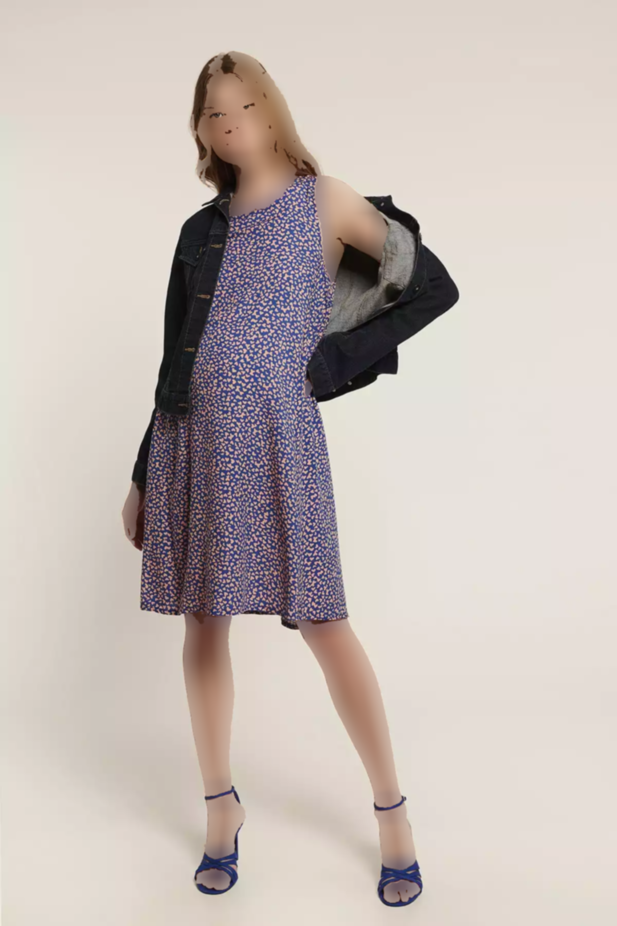 پیراهن سرمه ای بارداری برند Lyn Mama کد 1753850591