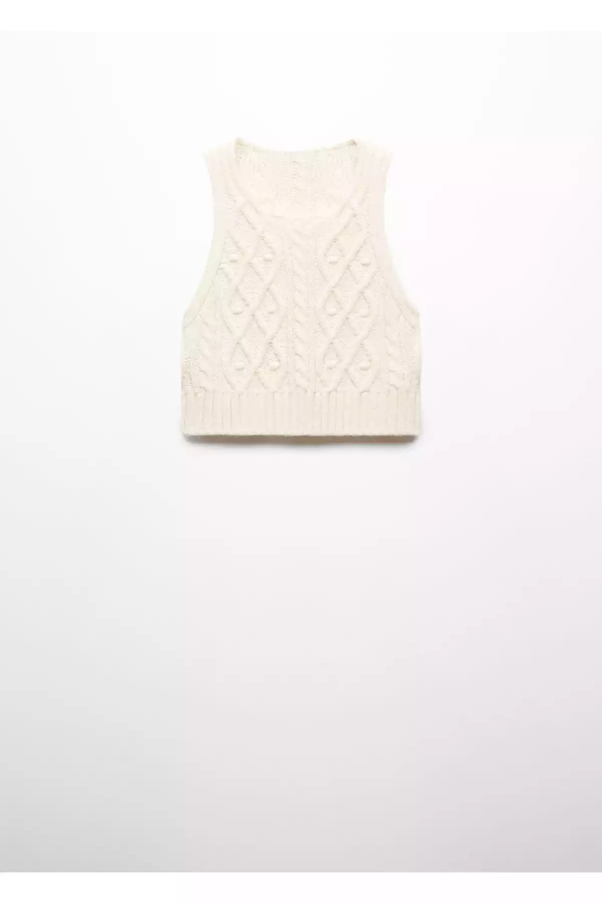 جلیقه بافتنی طرحدار برند MANGO کد 1753003924