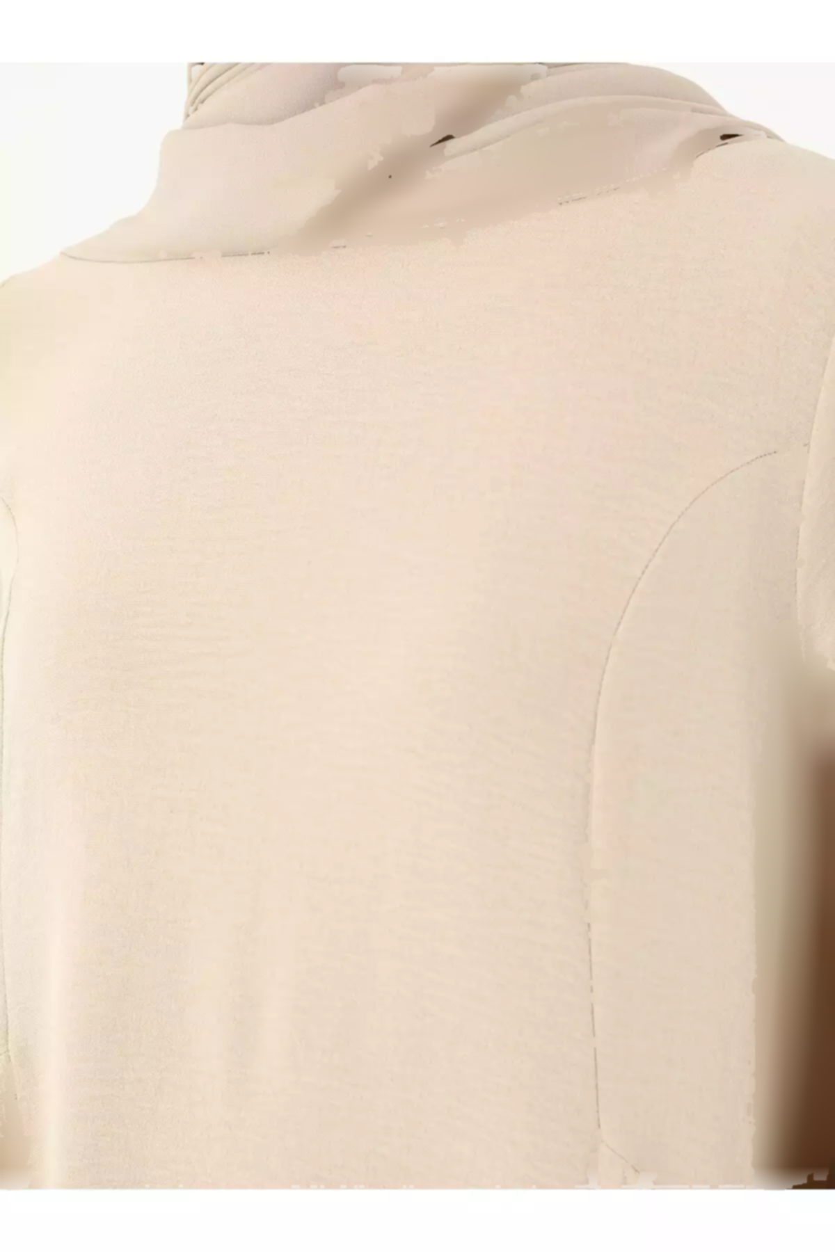 پیراهن برش گشاد طرحدار چیندار رنگ سنگی رفکا برند Refka کد 1753720991