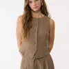 تاپ دکمهدار بافتنی برند Stradivarius کد 1753349475