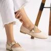 کفش راحتی عروسکی کرم ارتوپدیک راحت دندان سبک زنانه برند StWenn کد 1753608128