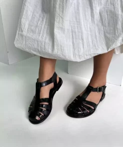 صندل ساده زنانه مشکی برند inizio کد 1753716665
