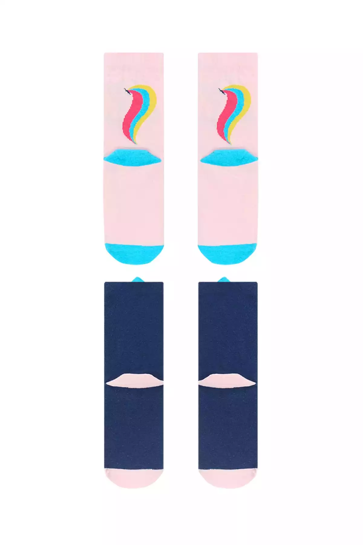 ست جوراب تک شاخ ستاره دخترانه برند Denokids کد 1753835466