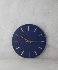 ساعت دیواری تزئینی فلزی sylvia سرمه ای برند English Home کد 1753904528
