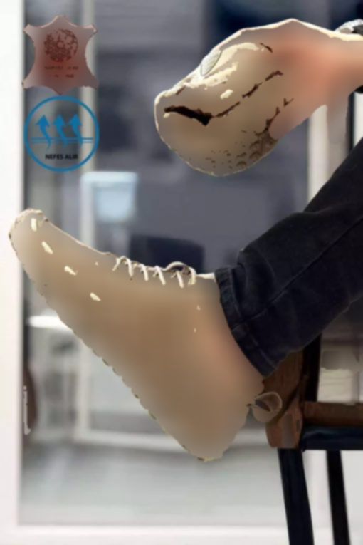 کفش راحتی جیر مردانه چرم اصل برند BIG KING کد 1753623484