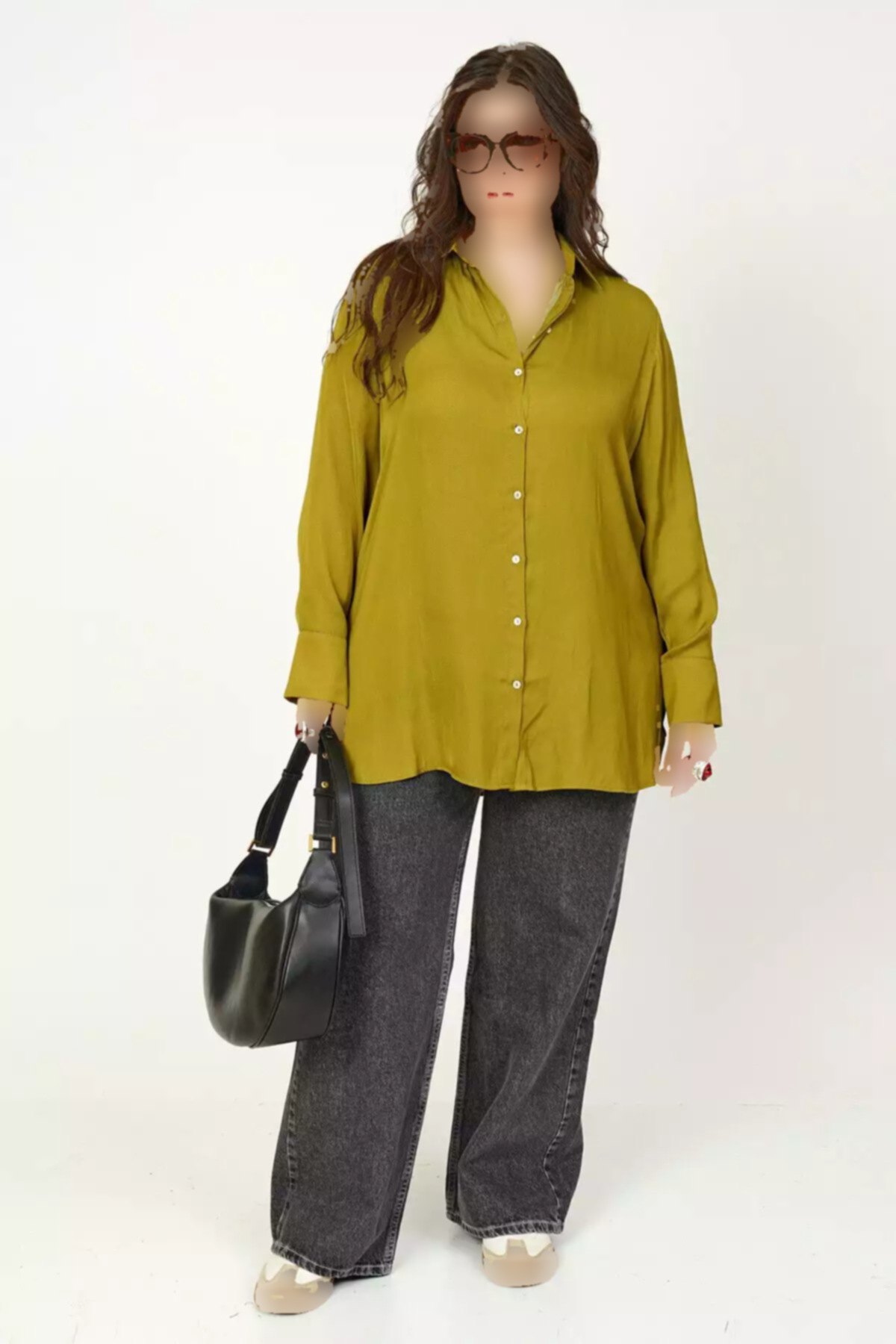 پیراهن ساتن ساده برند Büyük Moda کد 1753846866