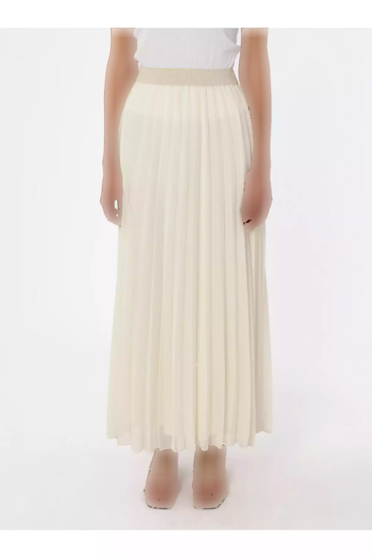 دامن شیفون پلیسه دار شیری رفکا برند Refka کد 1753723268