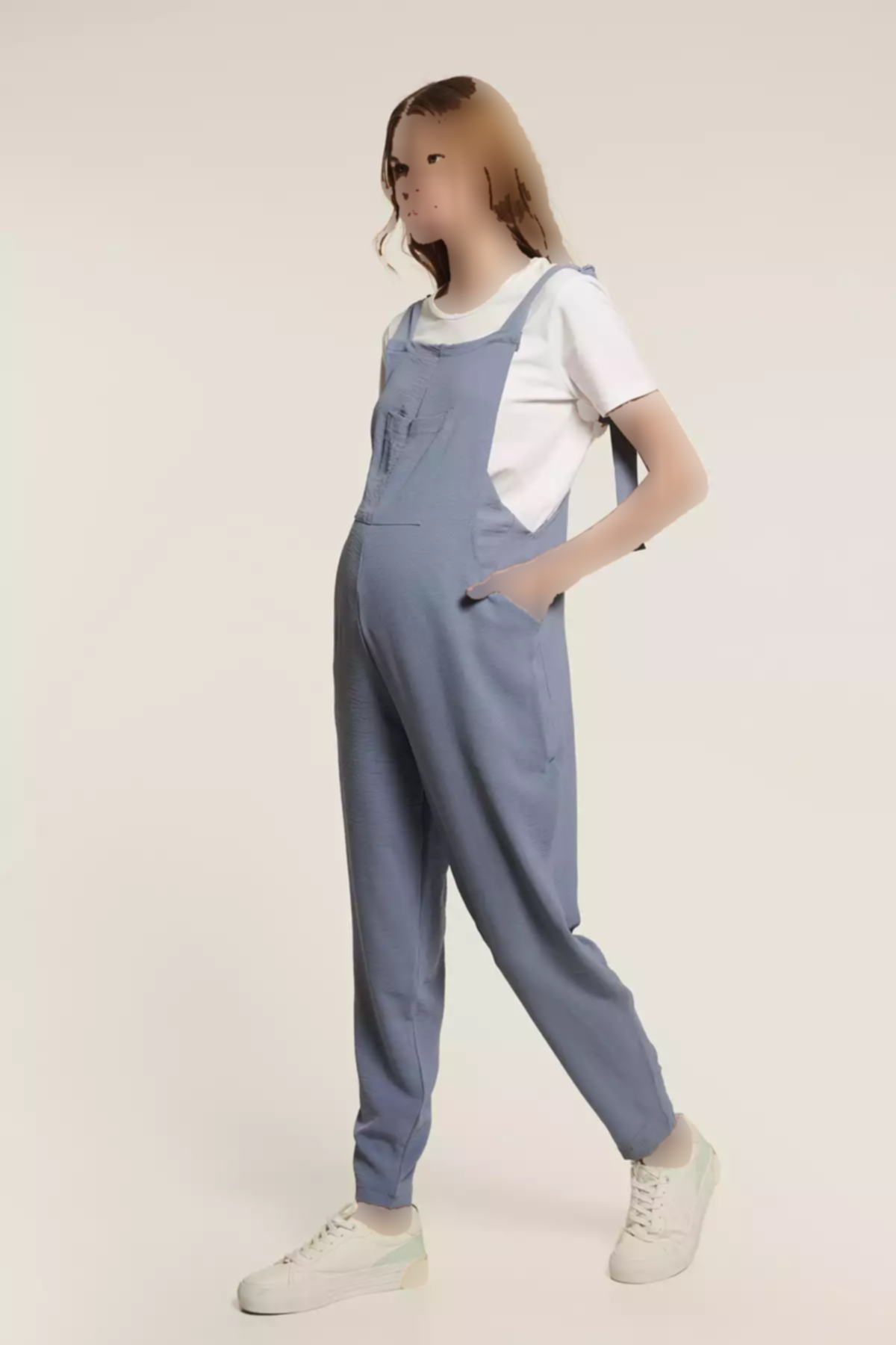 سرهمی راحت آبی بارداری جیمی برند Lyn Mama کد 1753854064