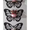 ست قفسه دیواری تزئینی پروانه مشکی برند ALSHOP کد 1753576572