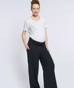 شلوار بارداری مشکی کلاغ سیاه برند Lyn Mama کد 1753850467