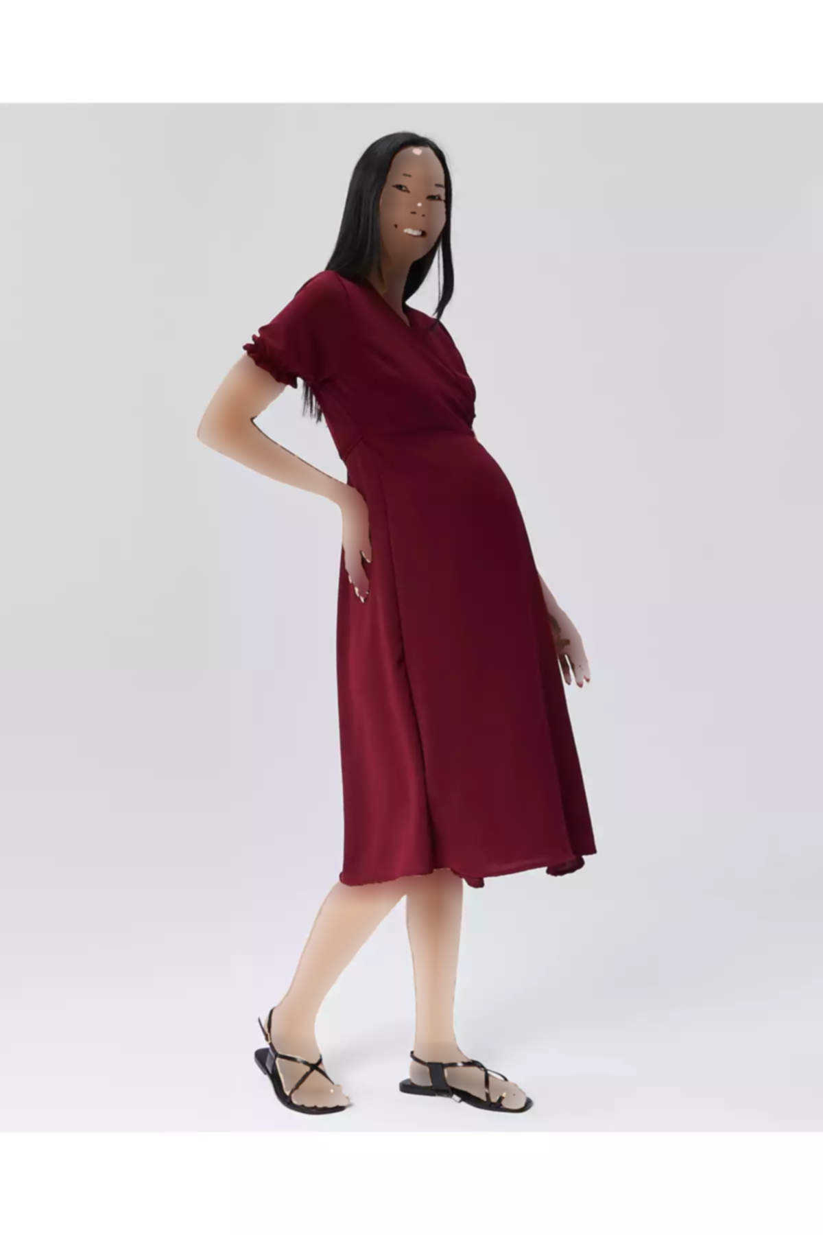 زرشکی لباس برند Lyn Mama کد 1753854123