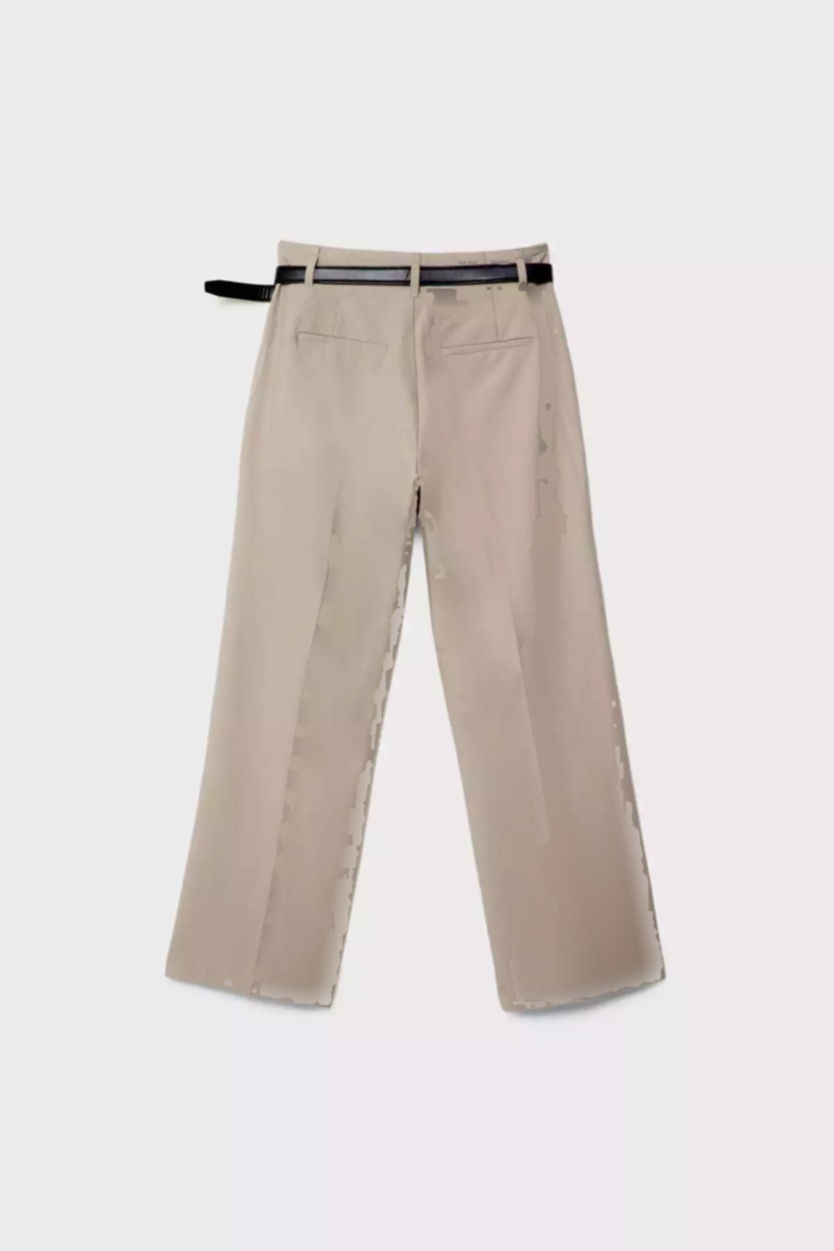 پارچه صاف کمربنددار شلوار راحت برند Stradivarius کد 1753351944
