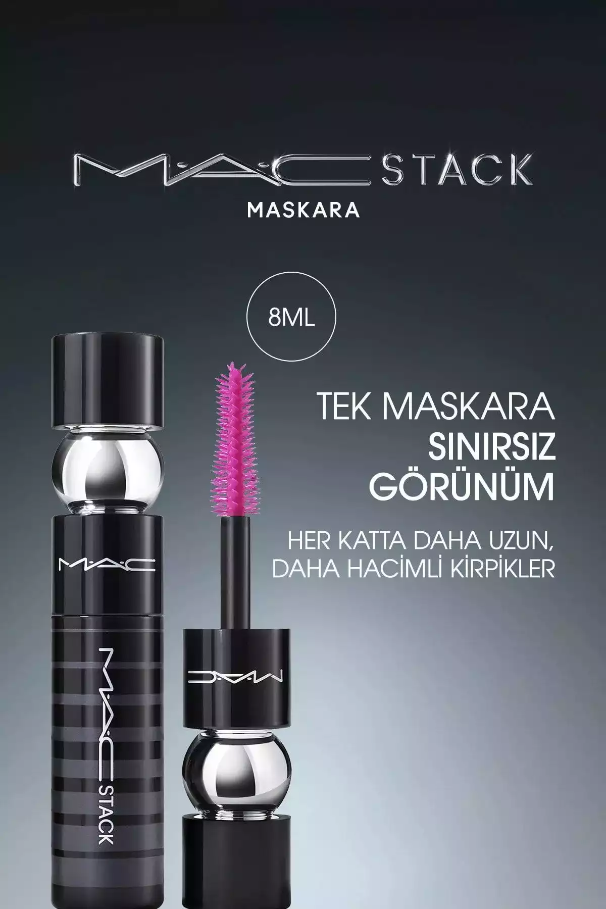 ریمل حجم دهنده خم شدن، macstack برند Mac کد 1753747932