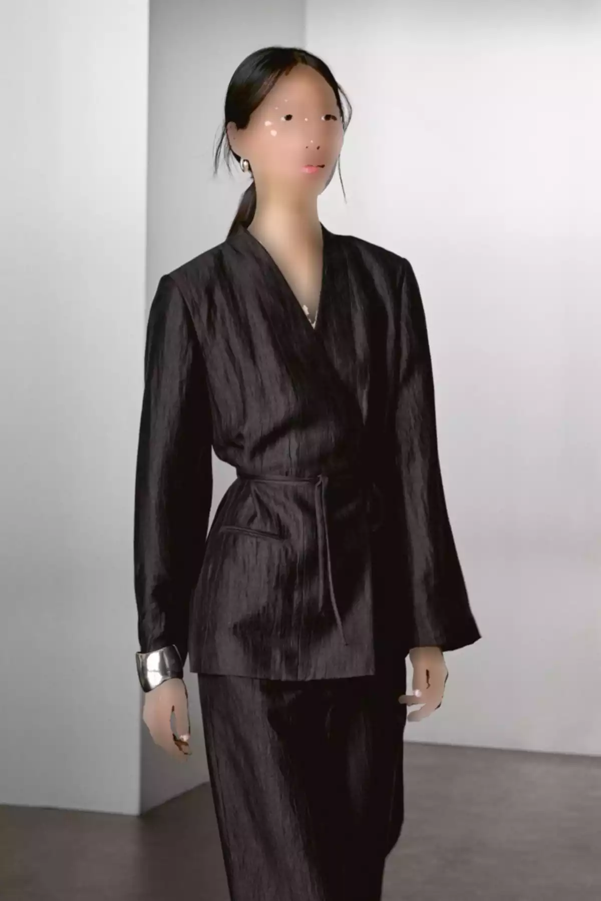 کیمونو کتان بند دار برند Massimo Dutti کد 1752758828