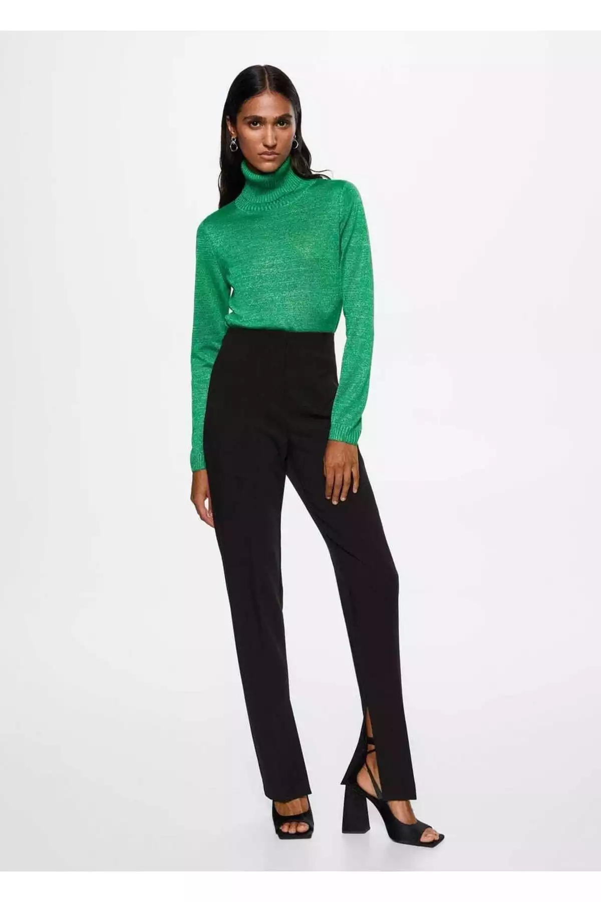 پلیور یقه اسکی لورکس برند MANGO کد 1753011724