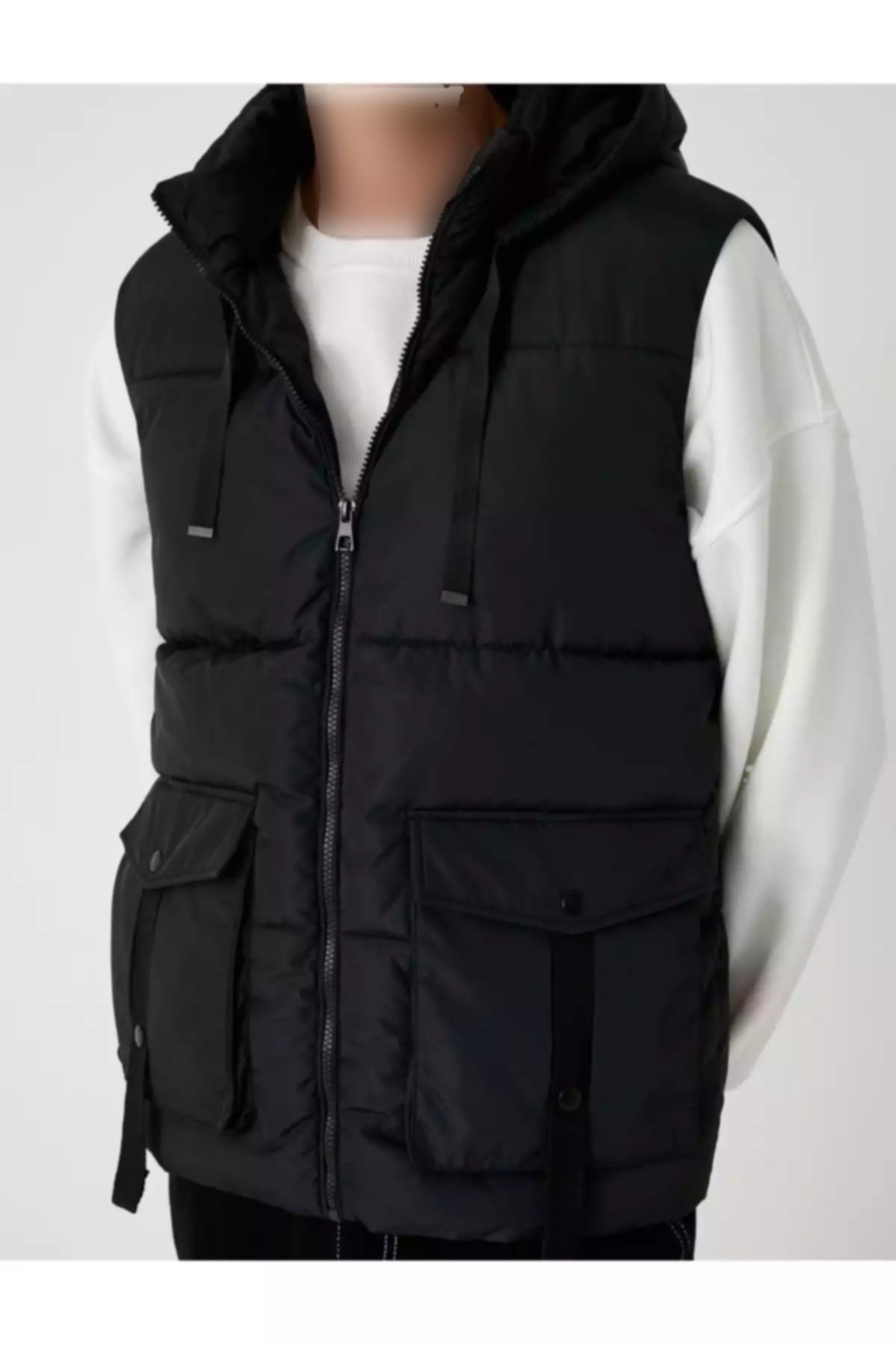 جلیقه اسلیم فیت طرحدار جیبدار کلاهدار پفدار زیپدار برند Koton کد 1753301728