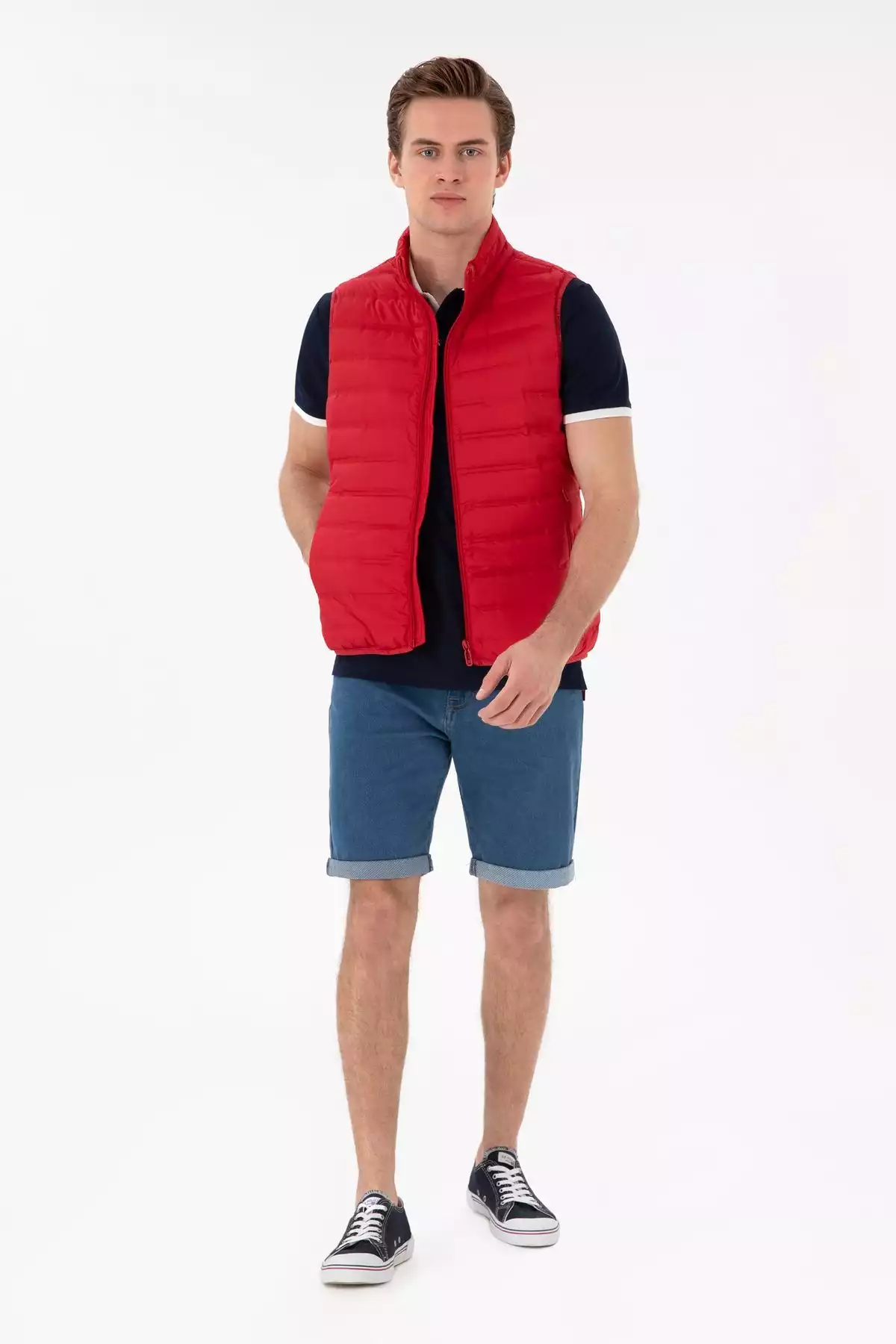 جلیقه قرمز مردانه برند U.S. Polo Assn. کد 1753278128