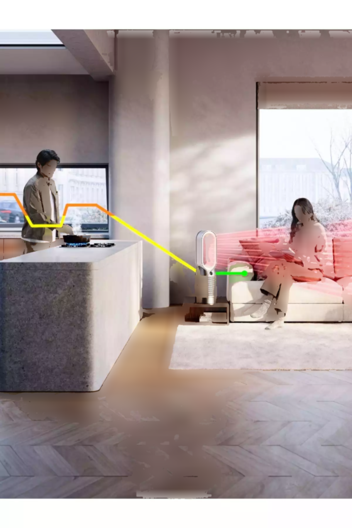 پاک کننده هوا cool داغ برند DYSON کد 1753494074