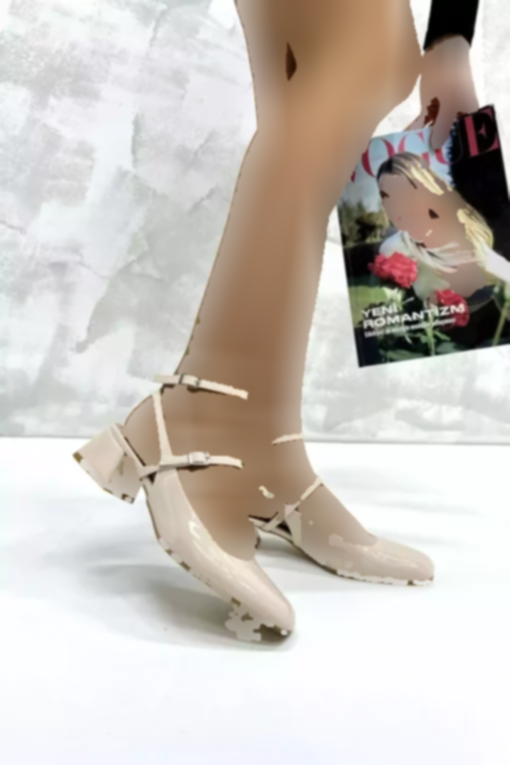 کفش ورنی بژ زنانه برند inizio کد 1753715529