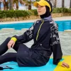 مایو اسلامی پوشیده کامل طراحی یقه دار دیپلمات مچی با توقف ، مشکی برند Marina کد 1753525990