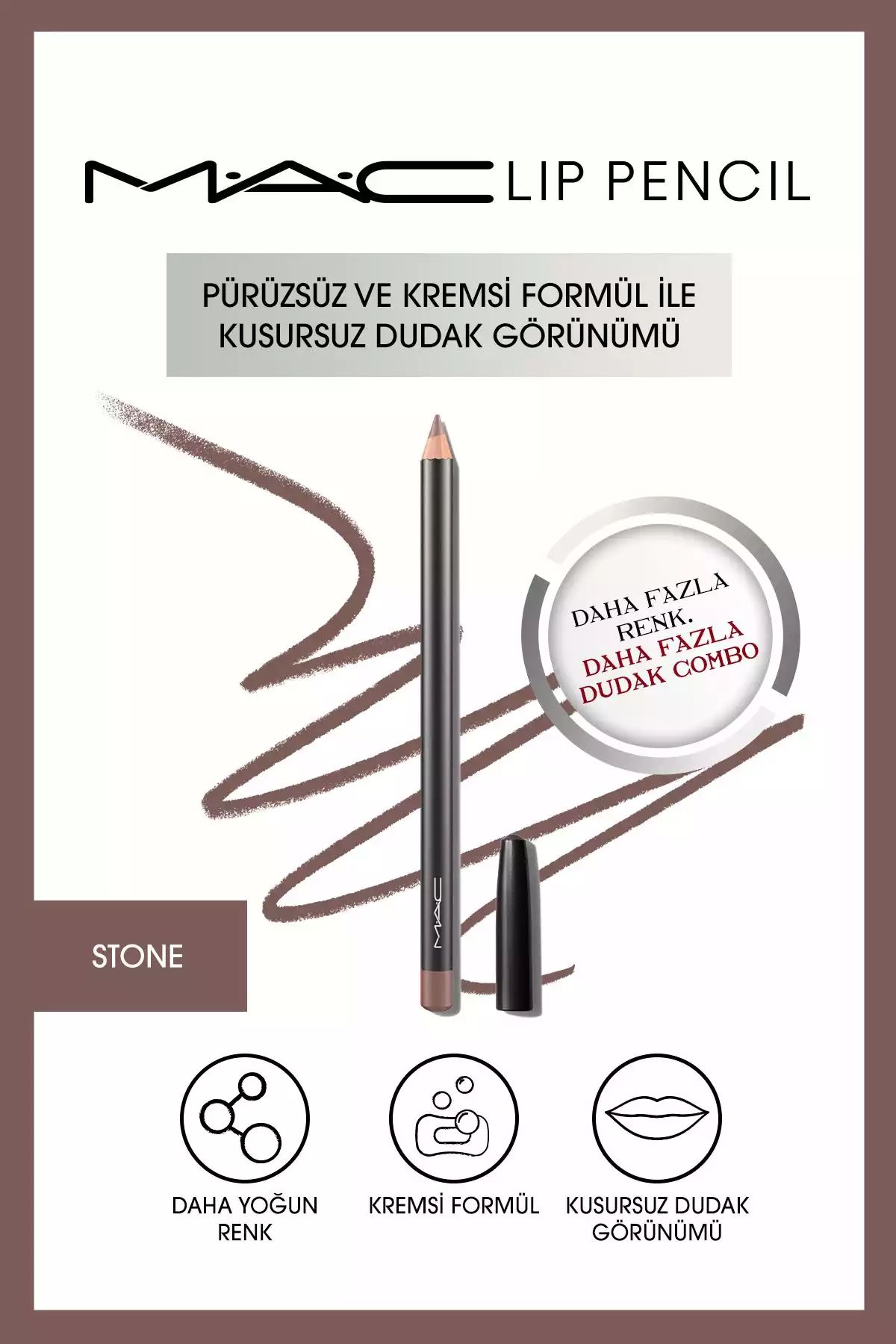 خط لب 1.45گرم سنگی ماندگار برند Mac کد 1753749068