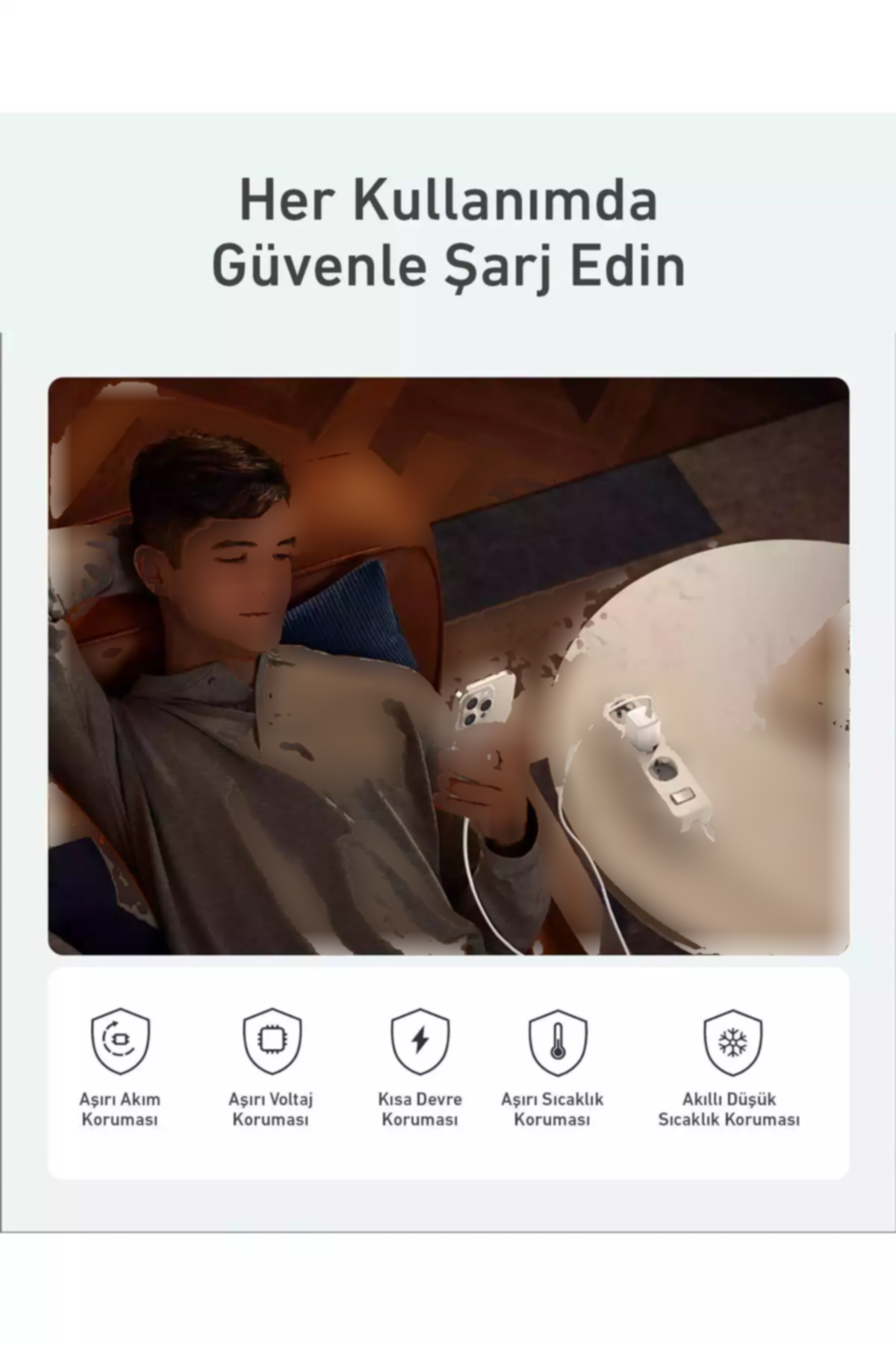 دستگاه شارژ سفید usb-c برند Anker کد 1753786270