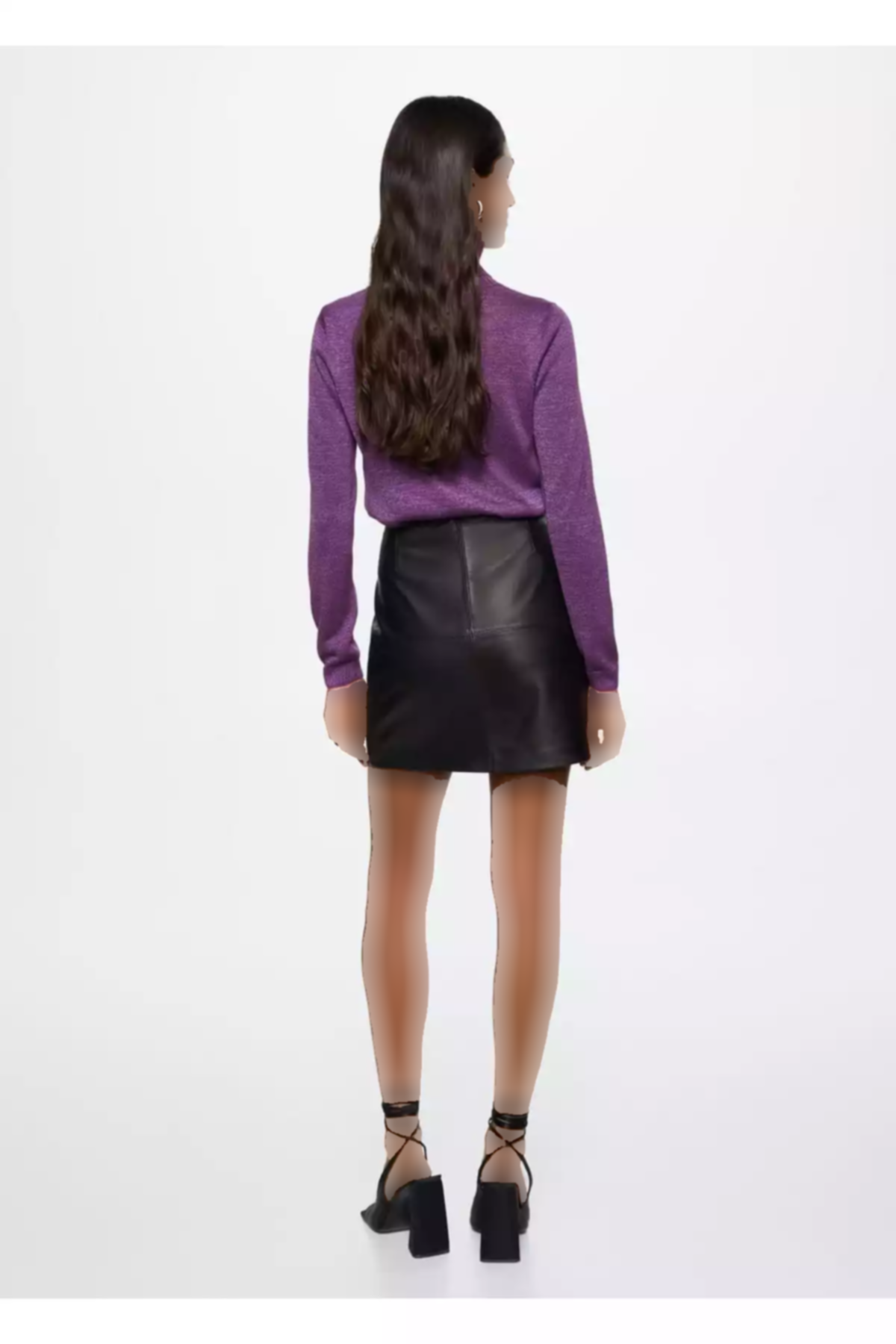 پلیور یقه اسکی لورکس برند MANGO کد 1753012273