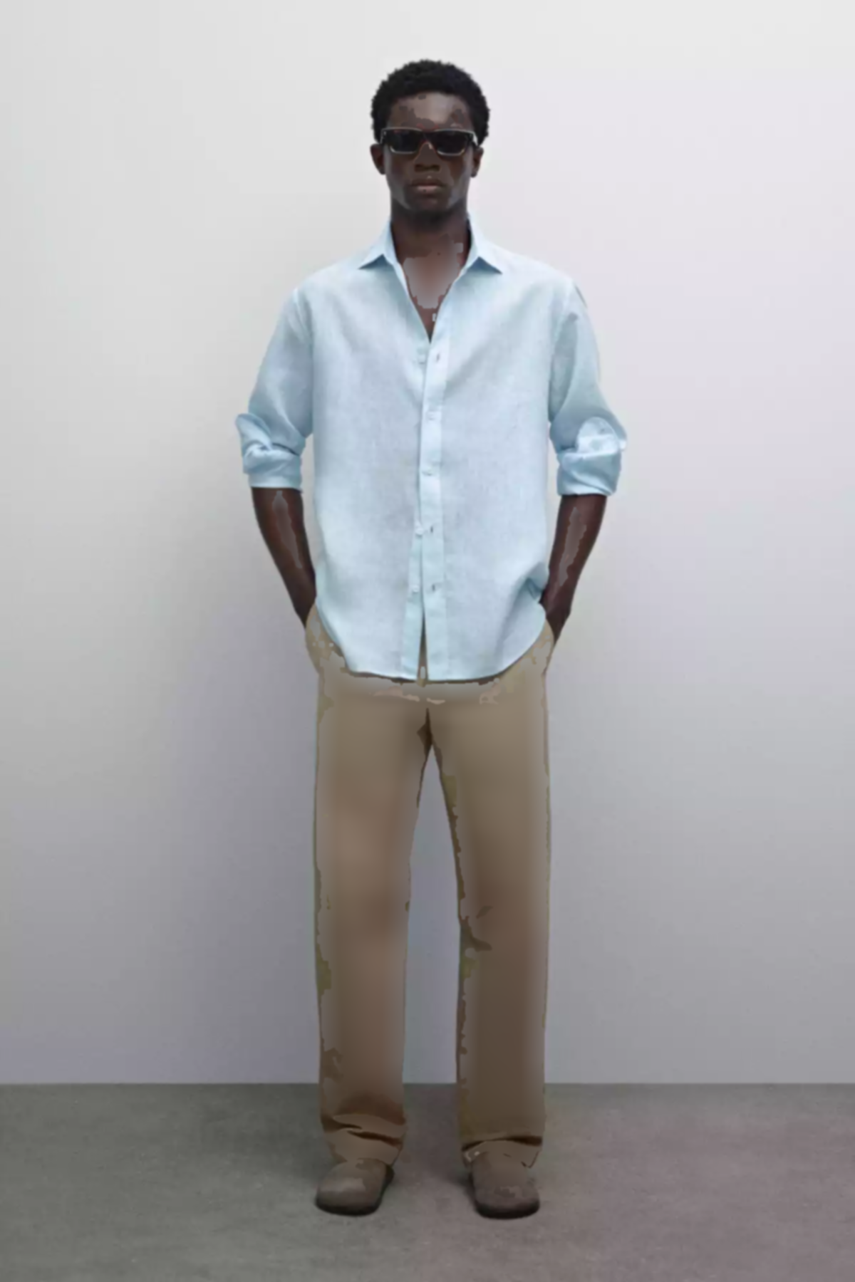 پیراهن 100کتان سبک برند Massimo Dutti کد 1751488388