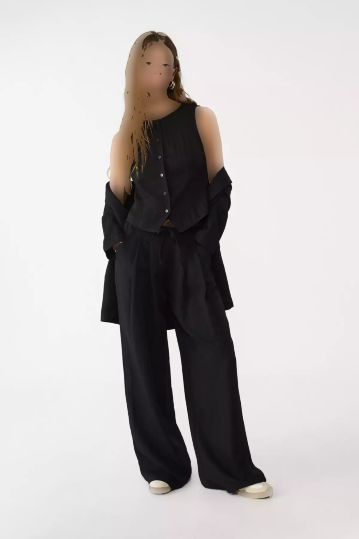 تاپ دکمهدار بافتنی برند Stradivarius کد 1753735273