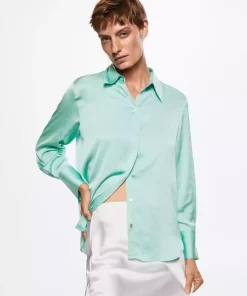 پیراهن ساتن راحت برند MANGO کد 1751484382