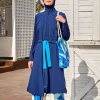 مایو اسلامی پوشیده کامل سرمه ای برند Marina کد 1753529467